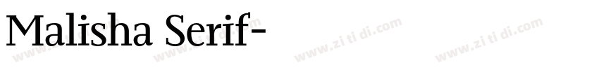 Malisha Serif字体转换
